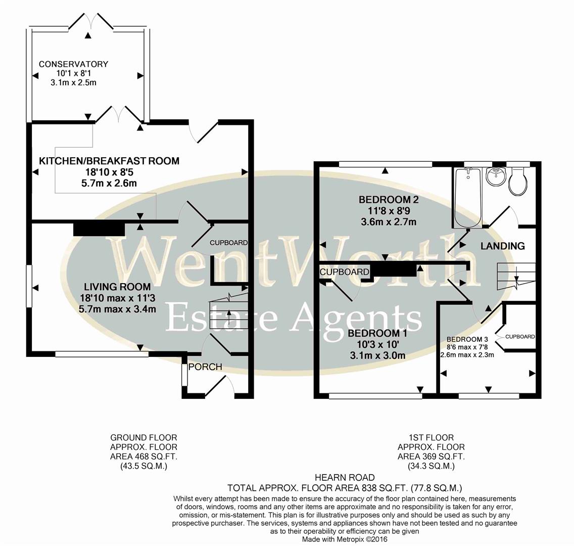 Floorplan for Reading, RG5