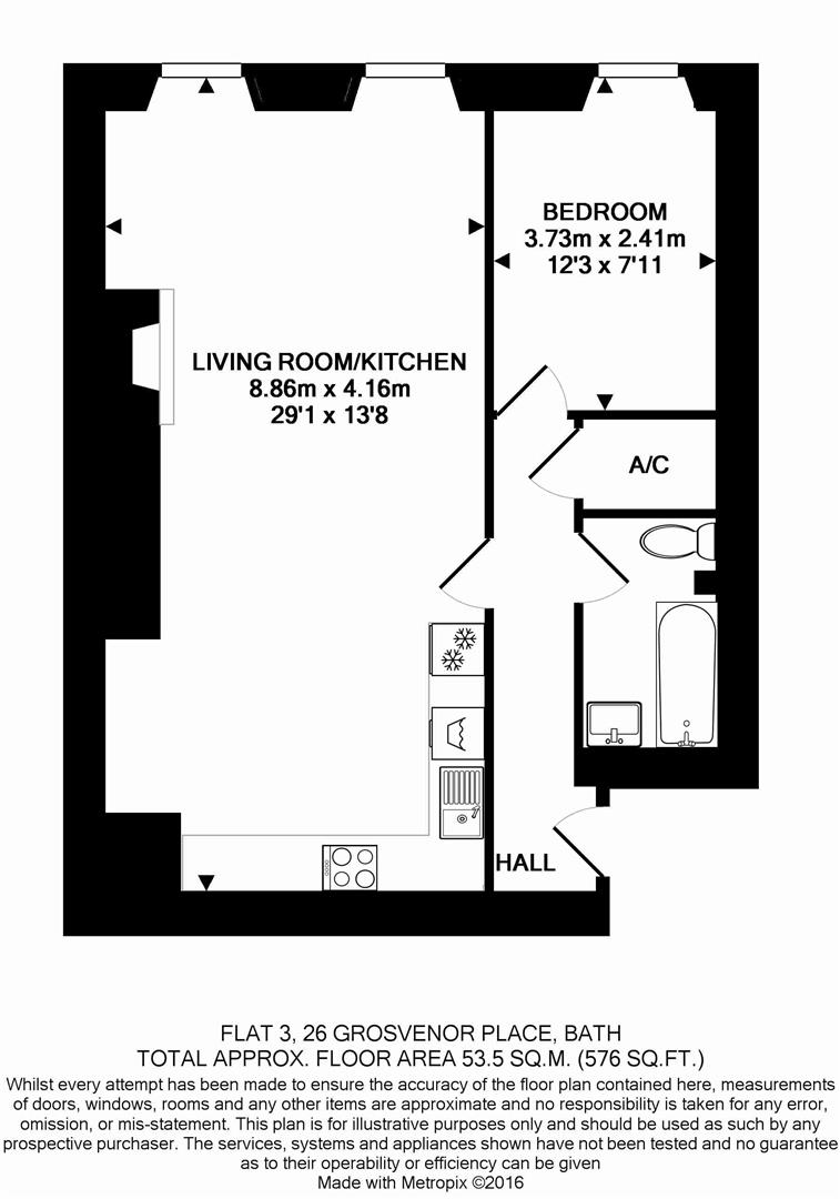 Floorplan for Bath, BA1