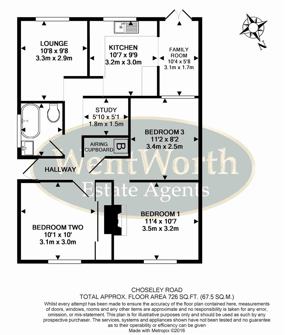 Floorplan for Reading, RG10