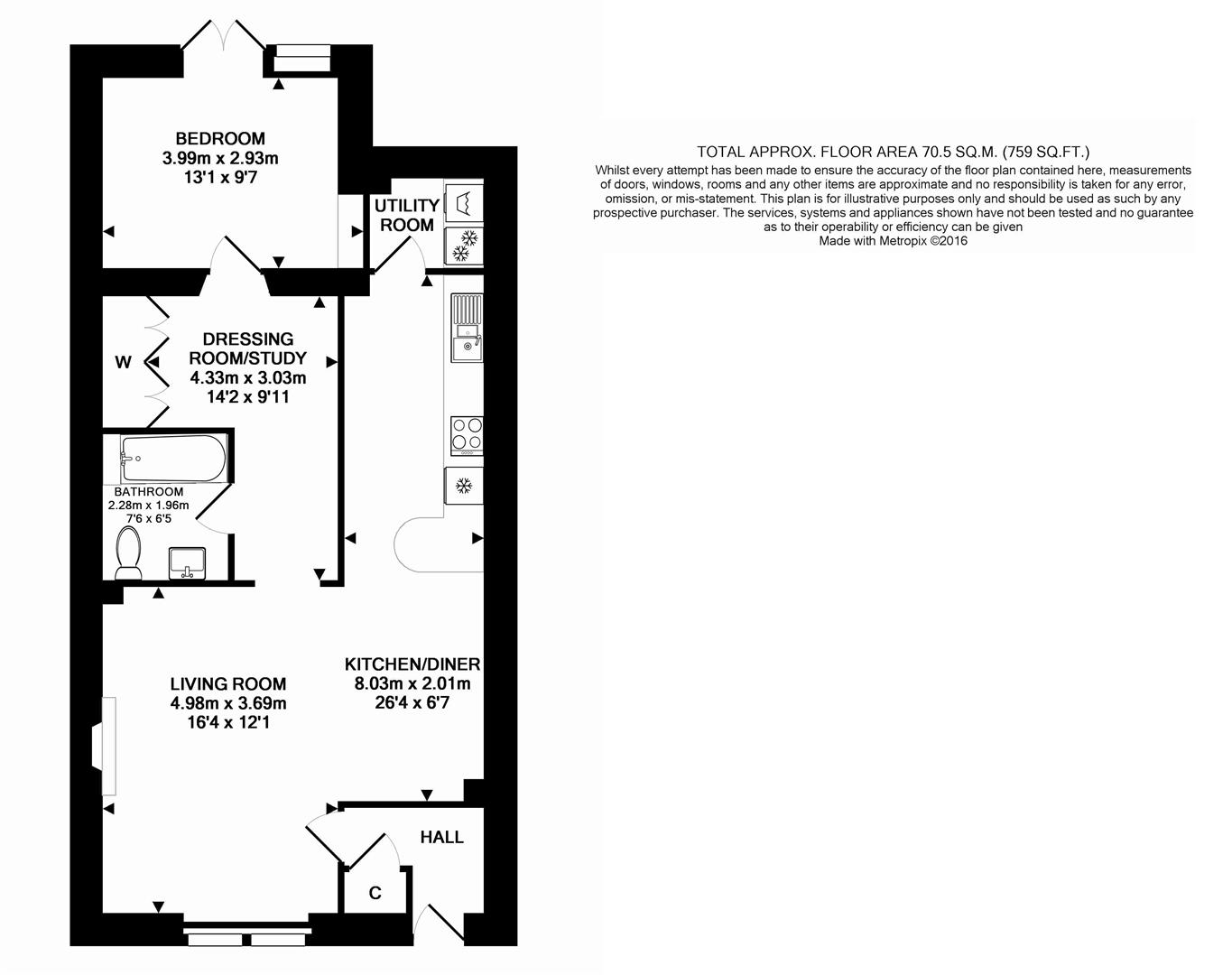 Floorplan for Bath, BA2