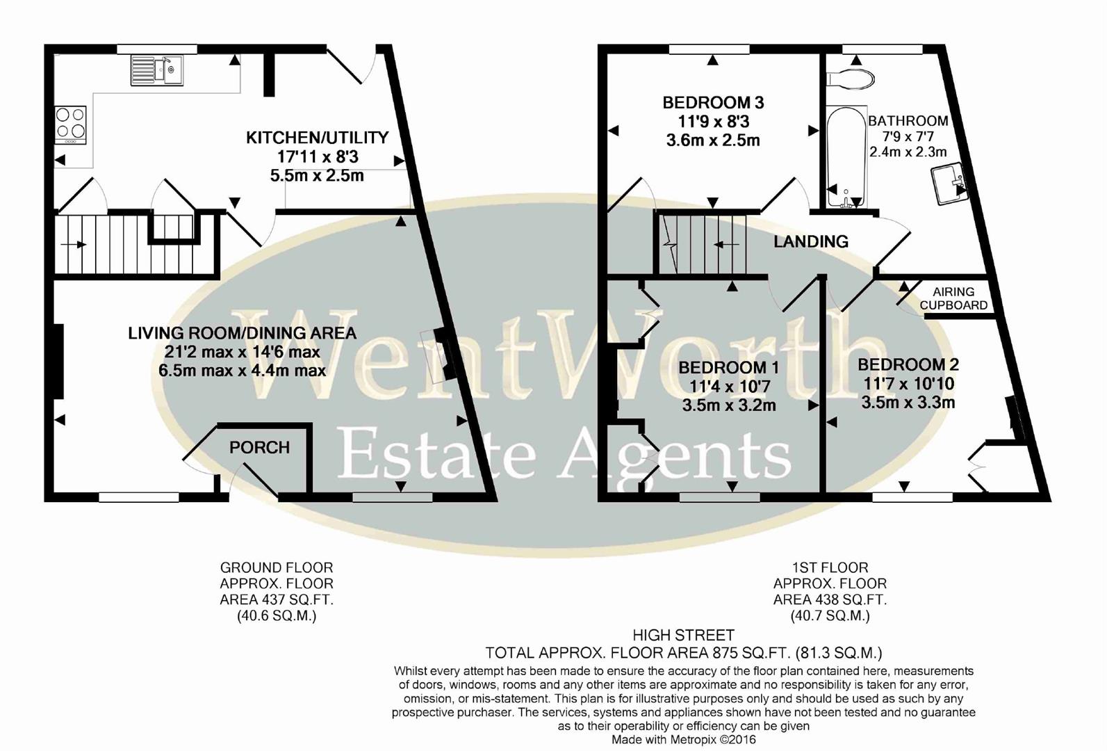 Floorplan for Reading, RG10