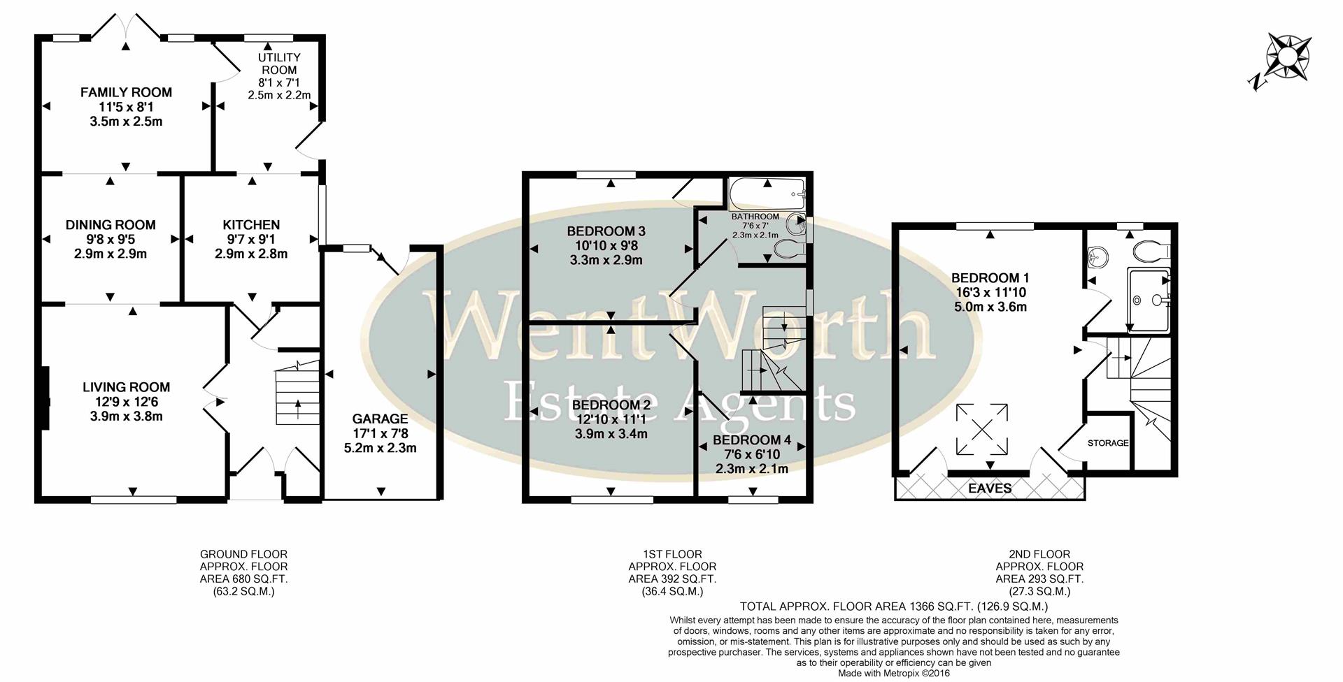 Floorplan for Reading, RG10