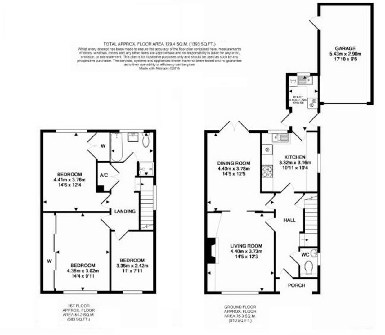Floorplan for Bath, BA1