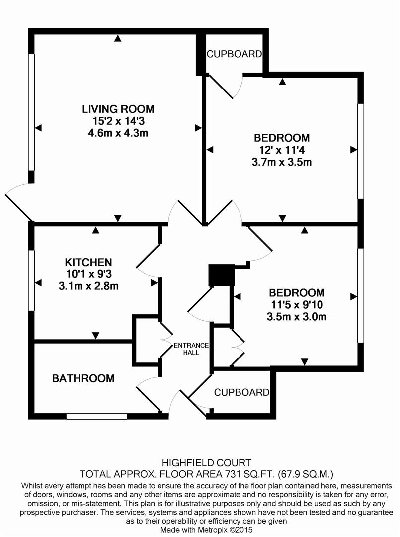Floorplan for Reading, RG10
