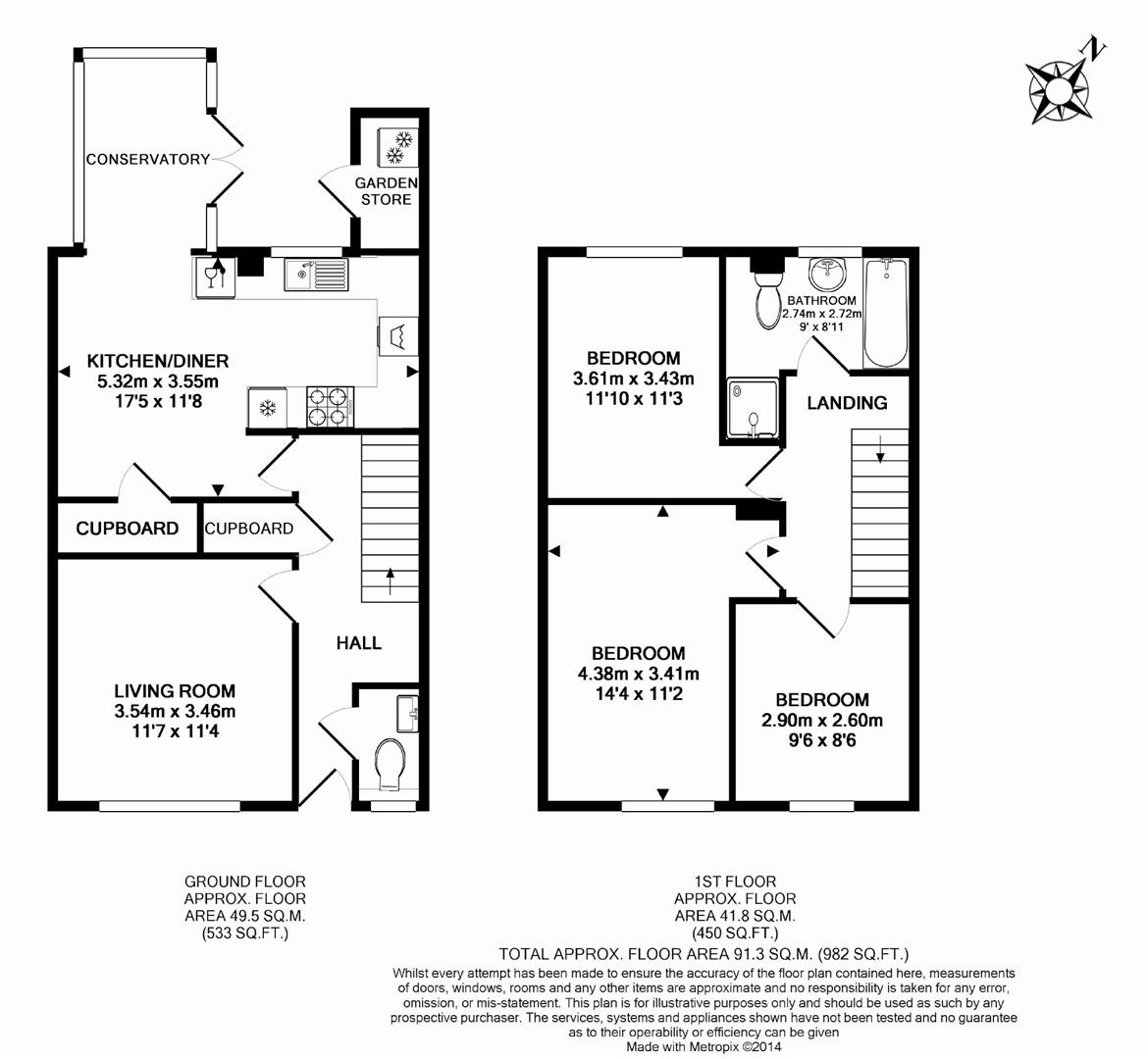 Floorplan for Bath, BA1